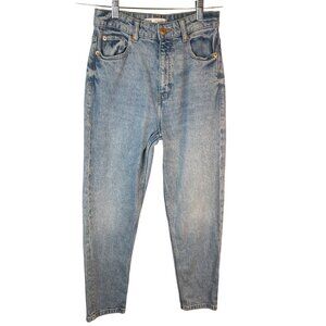 2/$30 ZARA Size 4/26 Womens High-Waisted Light Wash Denim Jeans
